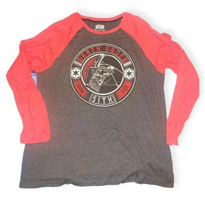 STAR WARS DARTH VADER SITH baseball style T-shirt